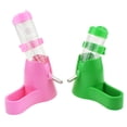 thumbnail image 4 of HEVIRGO 80/125ml 3 in 1 Pet Hamster Squirrel Water Bottle Bowl Base Hut Food Feeder Nest Blue Plastic, 4 of 8