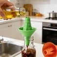 thumbnail image 2 of 1 Pack Universal Bottle Emptying Transfer Kit, Reusable Bottle to Bottle Connector Funnel, Effortless Liquid Transfer for Soap, Shampoo, Lotion, Oil, 2 of 7