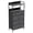 Grey, variant on Bingirl 5 - Drawer Fabric Dresser: Compact Storage with Sturdy Metal Frame, Easy Assembly, Rustic Brown for Clothes and Essentials