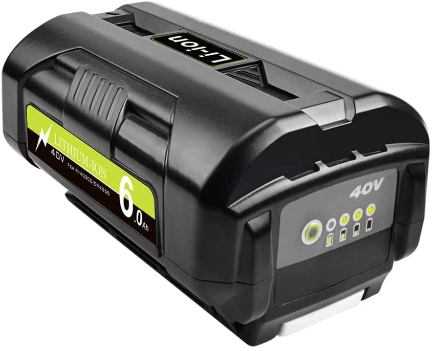 40V 6.0Ah Lithium Battery Charger For Ryobi OP401 OP40261 OP4026 OP4050A OP40401 