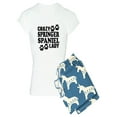 thumbnail image 1 of CafePress - Crazy Springer Spaniel Lady Pajamas - Women's Light Pajamas, 1 of 1
