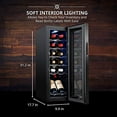 thumbnail image 6 of IVATION 12-Bottle Wine Cellar Refrigerator Black, 6 of 8