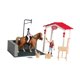 thumbnail image 5 of Figuras de animales de granja, juguetes portátiles para niños y niñas de 3, 4, 5, 6 y 7 años. Escena del lavado de caballos, 5 of 8