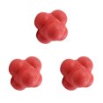 thumbnail image 1 of Soidarity Pelota de entrenamiento Hexagonal de 3 uds., pelota de reacción divertida para exteriores, pelota de silicona para coordinación de agilidad, Gimnasios en casa No.01 Soidarity HW4311-01, 1 of 6
