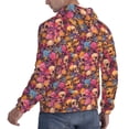 thumbnail image 3 of Hoodies for Men - Skull blue daisy flower Long Sleeve Comfrt Men'S Fashion Hoodies & Sweatshirts, Sweatshirts for Men Hoodies Pullover Clothing Clothes with Pouch, 3 of 7