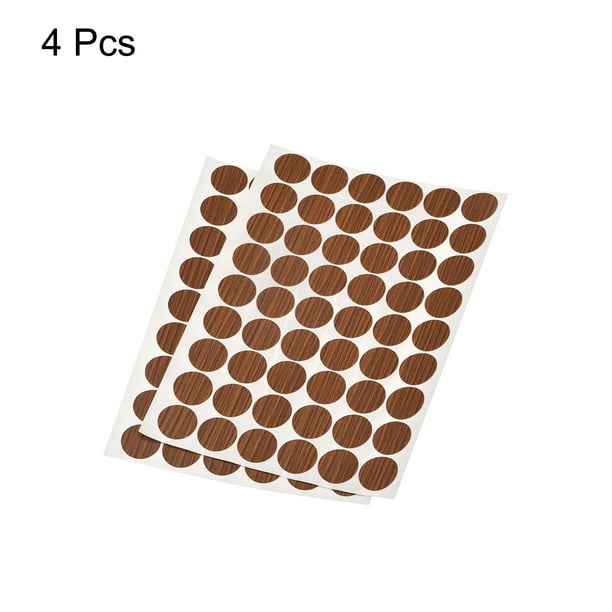 54 Caches Vis Auto-adhésifs Uxcell – 21mm, Noyer Noir, Pour Meubles Et Bricolage