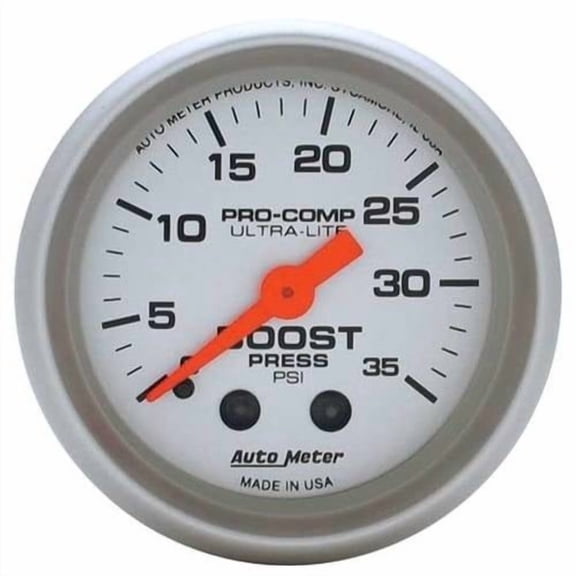 AUTO METER 4304 2IN BOOST, 0-35 PSI, MECH