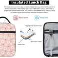 thumbnail image 5 of Rainbow Cloud Abstract Boho Insulated Lunch Bag, Lunch Box for Office Travel, Lunch Bag for Men and Women, 5 of 6