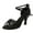 Black, variant on Glitter Women Latin Dance Heels Shoes Ankle Strap Closed Toe Sandals Ballroom Salsa Tango Practice Performence Party Dancing Shoes