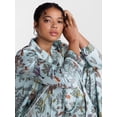 thumbnail image 4 of Joyspun Women’s Stretch Satin Sleep Top and Pants, 2-Piece Set, Sizes XS to 3X, 4 of 5