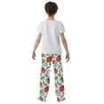 thumbnail image 5 of FORMRS Kids Pajama Pants with Pockets Size 11-12Y Boys Lounge Sleep Bottoms, Vibrant Strawberries, 5 of 8