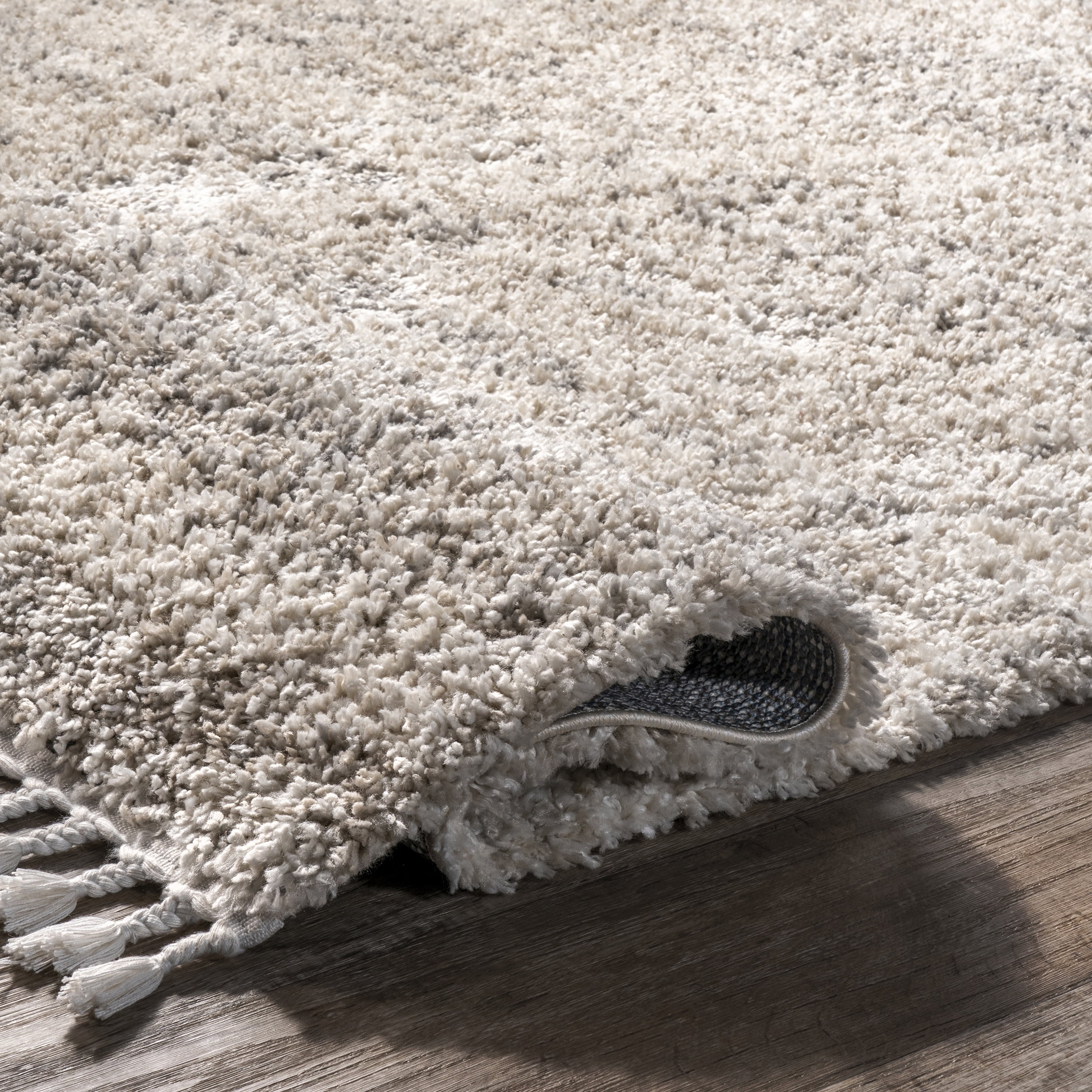 nuLOOM Brooke Contemporary Shag Accent Rug, 2' x 3', Ivory