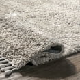 thumbnail image 4 of nuLOOM Brooke Shag Tasseled Area Rug, 12' x 15', Ivory, 4 of 9