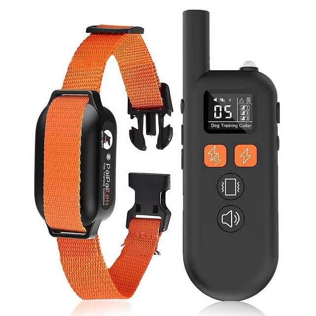 Paipaitek Dog Shock Collar with Remote,3280Ft Range Dog Training Collar,Beep Vibration Shock Mode,IPX7 Waterproof Dog Bark Collar for Training Small Medium Large Dogs
