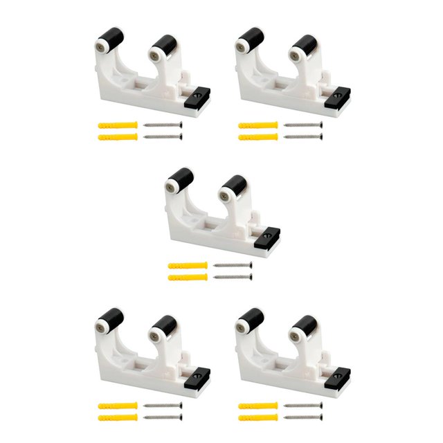 Soidarity Gancho de bicicleta Soporte de plástico Perchas portátiles Fuera de Bicicleta de montaña Ciclismo Carreras Estacionamiento Hebilla Rack Blanco Blanco negro 5piezas Soidarity CBP229067