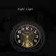 thumbnail image 3 of Reloj despertador de 4 pulgadas con retroiluminación, silencioso, de cuarzo analógico, funciona con pilas, 3 of 6