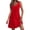 Red, variant on NXMZXB Womens Summer Dresses 2025 Loose Flowy A-Line Beach Sundress Casual V Neck Solid Color Sleeveless Tank Dress with Pockets Vacation Outfit Clothes Black XXL