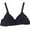 Black, variant on THDHVS Bras for Womens,Womens Plus Sizes Bras,Women's Non Steel Ring Style Print Gathered Middle Button Breathable Underwear Daily Bra Black 36