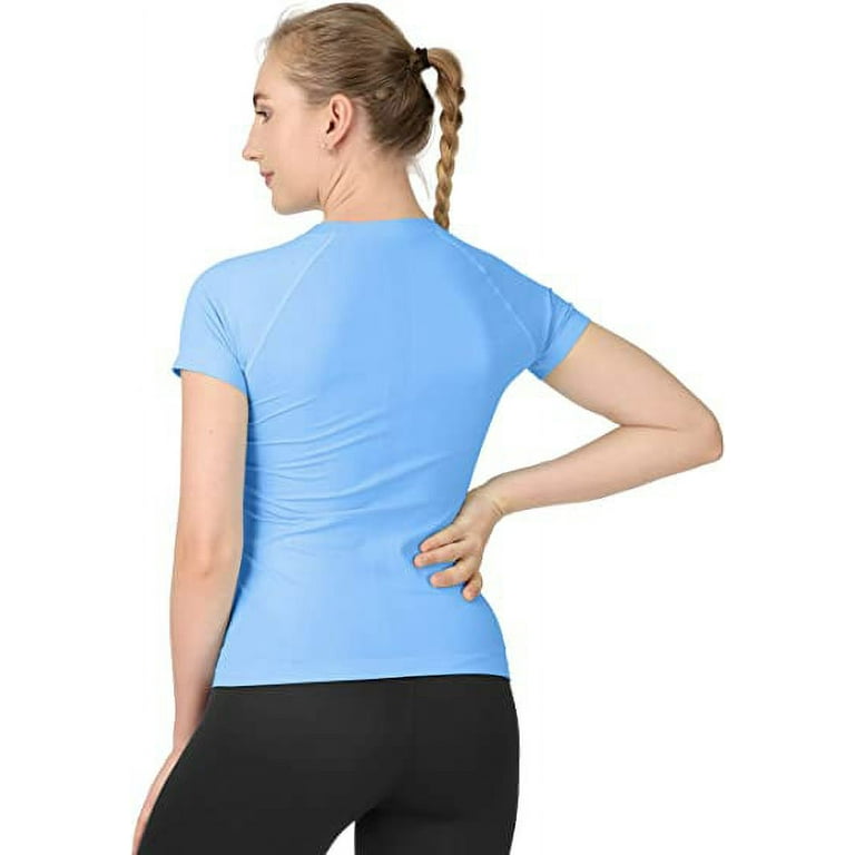 MathCat Workout Shirts for Women,Workout Tops for Women Short Sleeve,Yoga T  Shirts for Women,Breathable Athletic Gym Shirts 