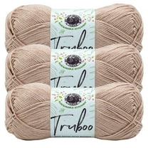 Lion Brand Yarn Truboo Tan Yarn 3 Pack