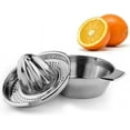 thumbnail image 1 of Manual Orange Juicer Stainless Steel Juicer Lemon Squeezer Orange Grapefruit Juice Extractor Manual Lemon Squeezer With Container Manual Lemon Squeezer Manual Citrus Squeezer, 1 of 5