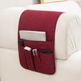 thumbnail image 3 of NIBOLOG Sofa Armrest Organizer Remote Control Holder with Pockets Multiple Compartments Easy to Install Arm Chair Caddy Storage Bag, 3 of 8