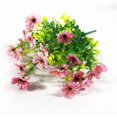 thumbnail image 3 of Juego de 10 piezas de eucalipto, violetas, plantas artificiales, flores artificiales, plástico, jarrones para interior y exterior, 10 rosas, 3 of 4