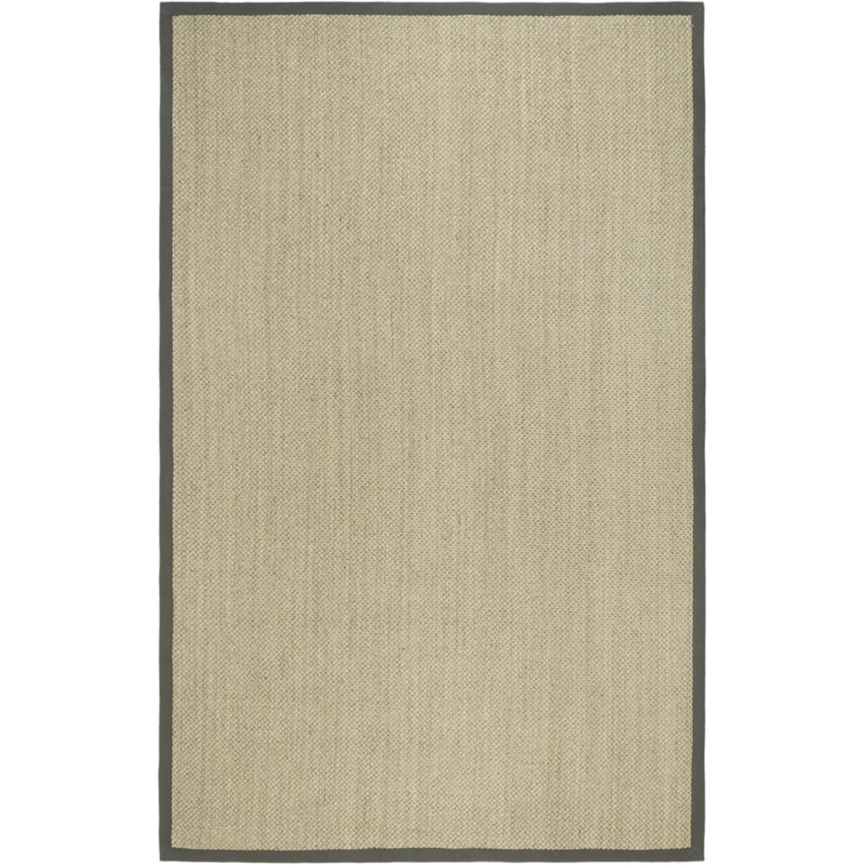 SAFAVIEH Natural Fiber Juniper Solid Runner Rug, Marble/Grey, 2' x 6'