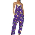 thumbnail image 2 of Up to 65% off SEMPAI Women's Printed Camisole Pocket Jumpsuit Wide Leg Jumpsuit Up to 65% off, 2 of 5