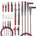 thumbnail image 1 of Kit de cable y sonda trasera para prueba de multímetro Voltrish, 25 piezas, 1 of 8