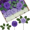 thumbnail image 1 of Rosas artificiales de espuma InnoGear, 50 unidades, color morado, 1 of 7