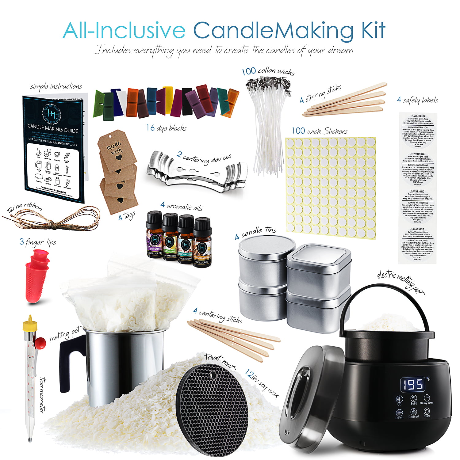 olorvela DIY Candle Making Kit for Adults Beginners Candle Making
