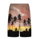 thumbnail image 3 of Pantalones Cortos para Hombre Cintura Elástica con Bolsillos, Forro de Impresión de Moda Casual para la Playa, Al Aire Libre Y el Uso Diario, 3 of 6