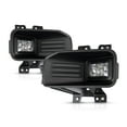 thumbnail image 4 of KarParts360 For Ford F-150 2015 16 17 18 19 2020 Fog Light Assembly Driver And Passenger Side | Pair | Clear Lens | w/Bracket | w/Bulbs | Replacement For FO2592246, FO2593246 | JL3Z15201A, JL3Z15200A, 4 of 9