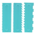 thumbnail image 4 of SPRING PARK Cake Decorating Comb Icing Fondant Spatulas Smoother Scraper Pastry Baking Tools, 4 of 7