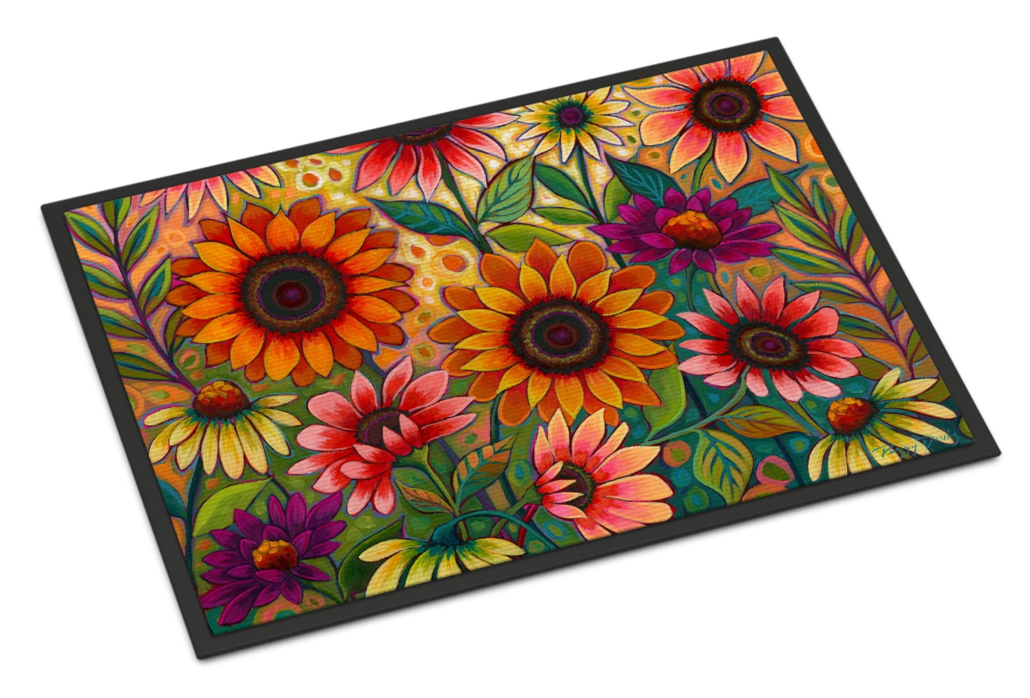 Caroline's Treasures Fall Sunflower Surprise Door Mat