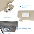 thumbnail image 2 of ECCPP Right Passenger Side Sun Visor Assembly with Sunroof Beige Fits For 2008-2013 For Toyota Highlander(74310-48520-E0,74320-48490-E0), 2 of 10