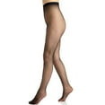 thumbnail image 2 of Women's Berkshire 8010 Stretch Fishnet Tights with Cotton Gusset (Black 3-4), 2 of 2