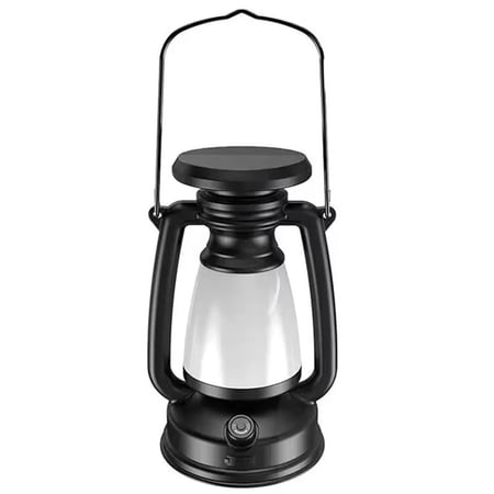 Solar Camping Lantern Portable Camping Lantern Atmosphere Light Lighting Outdoor Tent Retro Lantern