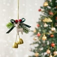 thumbnail image 1 of Adornos colgantes de campanas para árbol de Navidad 2024 perfecl, decoración de fiestas, material cerámico, 1 of 8