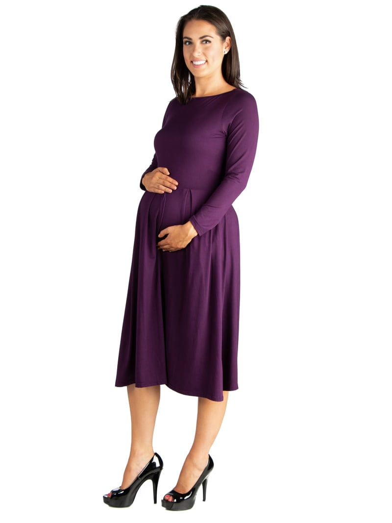 green emerald velvet dress Beige Cutout Fitted Maternity Midi Dress main image 0