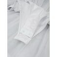 thumbnail image 5 of Zaldita Girls Ms Santa Clause Christmas Costume Shiny Sequins Tutu Dress Ballet Ice Skater Dancewear White 16, 5 of 7