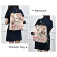 thumbnail image 4 of FORMRS Women's Travel Backpack Purse Anti-Theft Hidden Pockets Casual Shoulder Bag, Christmas Snowman, 4 of 7