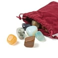 thumbnail image 3 of 12Pc 12 Style Natural & Gemstone Beads Tumbled Stone Healing Stones for 7 Chakras Balancing Therapy Meditation Reiki No Hole 20~35x13~23x8~22mm, 3 of 6