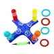 thumbnail image 2 of Lanzamiento de aros en piscina inflable,Juego de lanzamiento cruzado de billar multijugador con 4 anillos,Juego de fiesta con aro inflable para lanzar juguetes,Juego de lanzamiento inflable de, 2 of 7