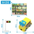 thumbnail image 4 of Dsseng 67 Pcs Construction Vehicles Toys Set, Vehicles Truck Toys Set Play Mat, 10 Alloy Pull Back Cars, Play Mats For Toddlers And A Set Of Road Signs, Toys For 3+ Year Old Boys And Girls, 4 of 5