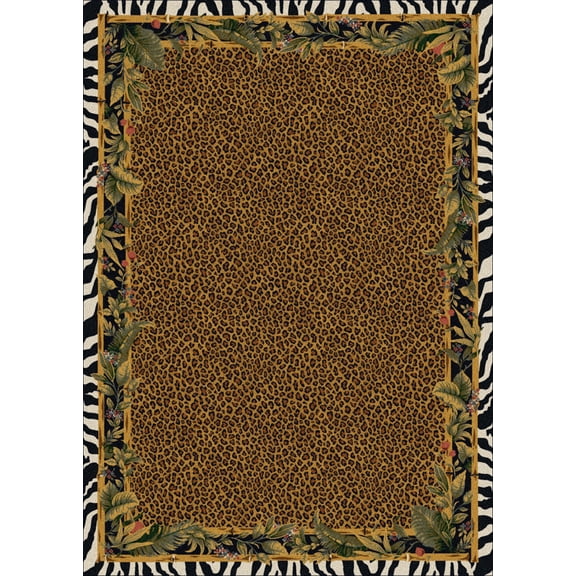 Milliken Signature Area Rug JUNGLE SAFARI SKINS Jungle Safari Skins 2' 8" x 3' 10" Rectangle
