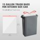 thumbnail image 4 of Bolsas de basura de 15 galones con cordón – (102 unidades) ultra grandes, bolsas de basura de plástico resistentes para el hogar, cocina, oficina, césped, comercial, 4 of 4