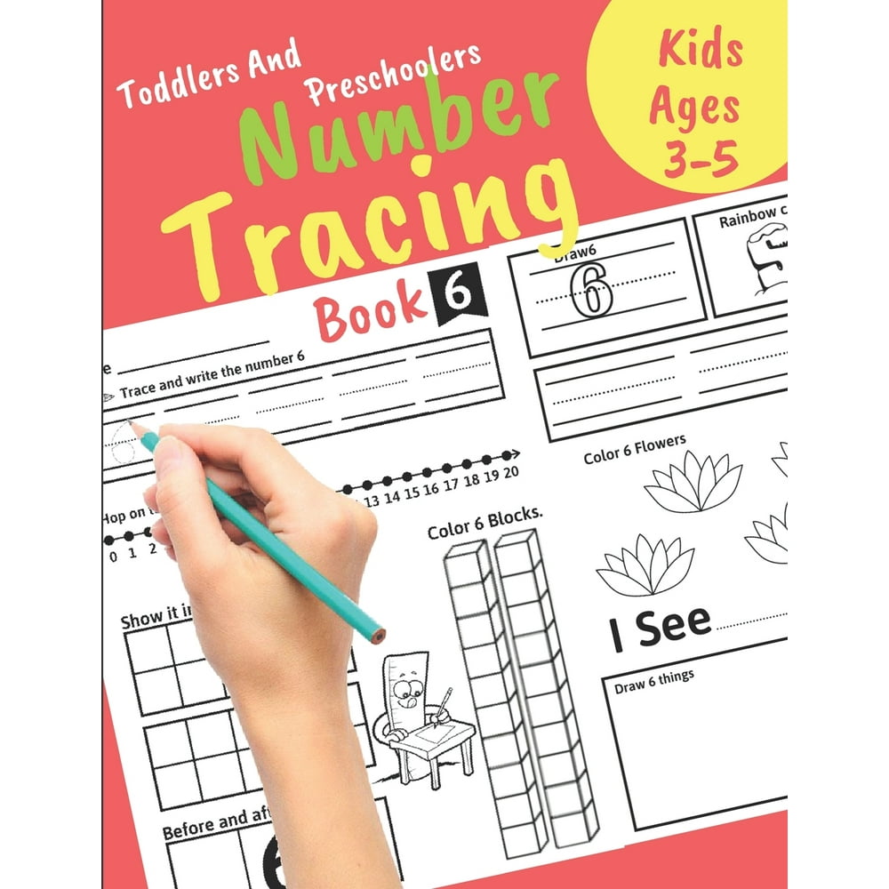 Number Tracing book for Toddlers and Preschoolers Kids Ages 3-5