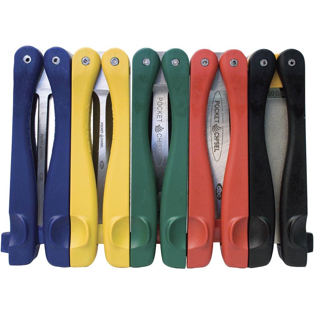 Pocket Chisel Kit Includes: PC-1 PC-3/4 PC-1/2 PC-1/4 Diamond Sharpener Putty Knife 5 in 1 Painters Tool - image 2 of 3